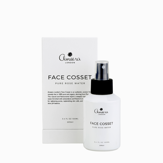 Ameera London's Face Cosset is an authentic, ancient floral remedy that is 100% pure and organic, deriving from Morocco.